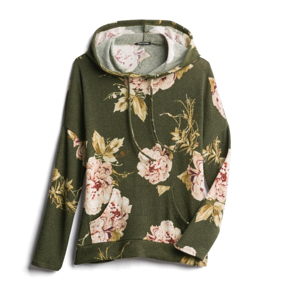 Floral hoodie